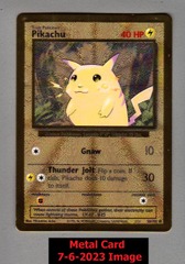 METAL CARD Pikachu 58/102 - Celebrations Ultra-Premium Collection